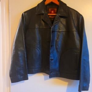 The Territory Ahead Black Leather Jacket Classic Style